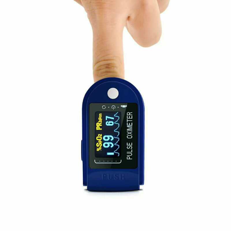 Portable finger pulse oximeter