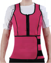 Presured body shaper vest