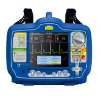 Automatic external defibrillator with monitor