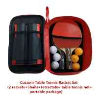 Table tennis racket set